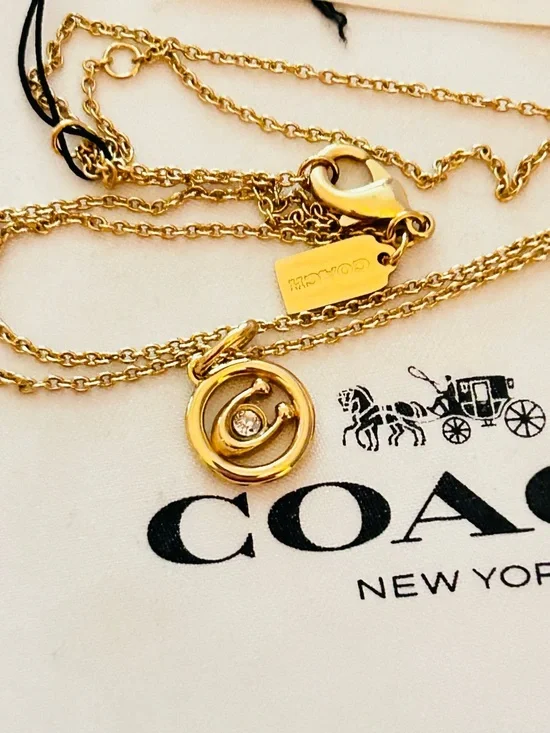 Coach Swarovski Crystal Necklace - Picture 4 of 11